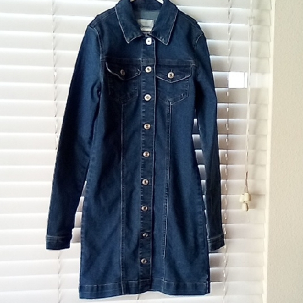 Celebrity Pink Dark Blue Jean Jacket